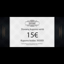 Dovanų kuponas 15€ Dovanų kuponas 15€